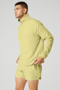Bundy Alo Yoga Ripstop 1/4 Zip On-Set Žluté | PNSLMTH-43