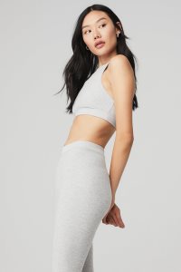 Podprsenky Alo Yoga Alosoft Iconic 90's Šedé | QRLPIVC-19