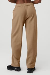Sportovní Kalhoty Alo Yoga Accolade Rovný Leg Sweatpant Hnědožlutý | FOZVEIJ-98