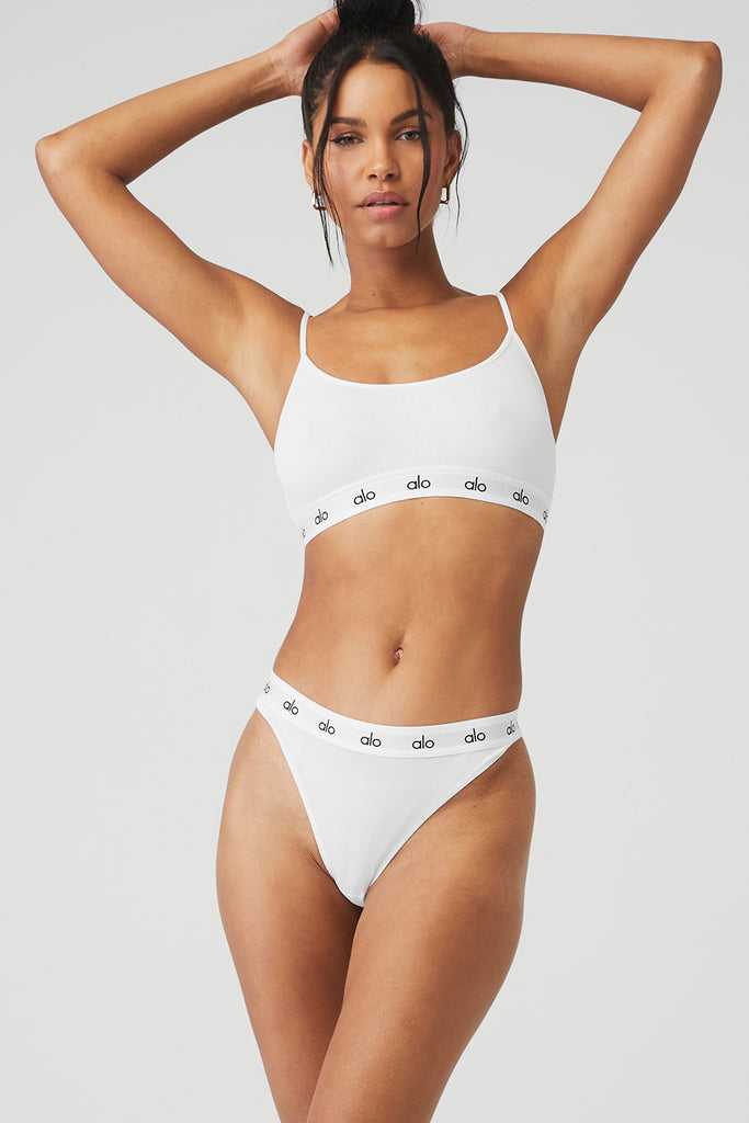 Běžecké Podprsenky Alo Yoga Icon Cami Bílé | XREBIJY-28