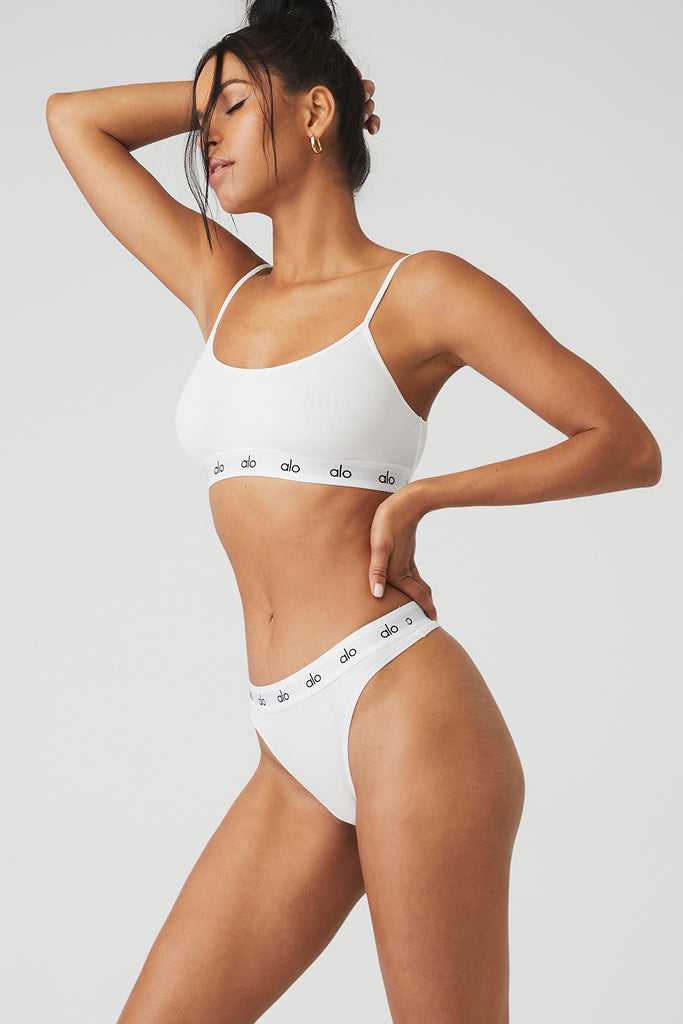 Běžecké Podprsenky Alo Yoga Icon Cami Bílé | XREBIJY-28