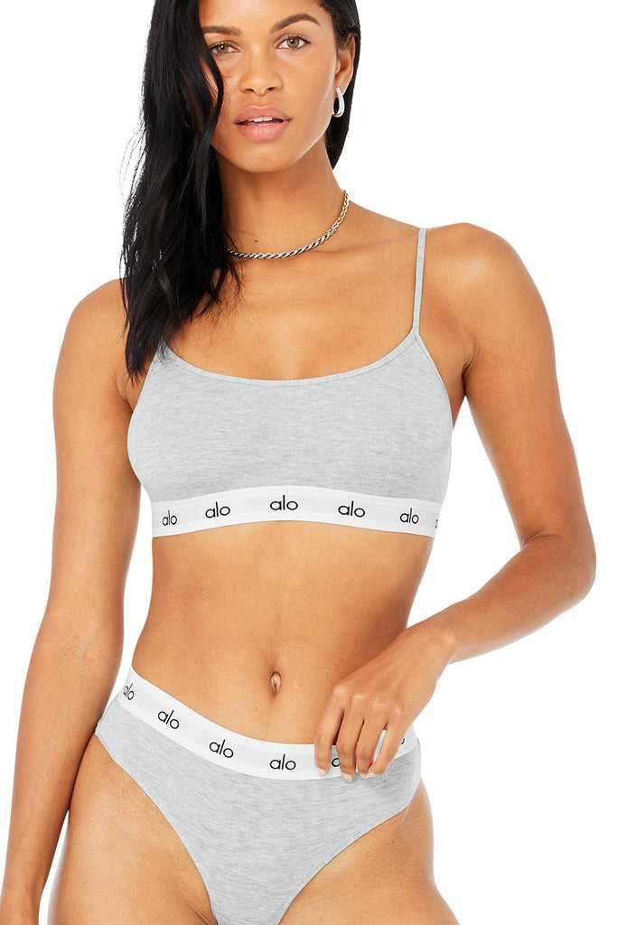 Běžecké Podprsenky Alo Yoga Icon Cami Šedé | OZBSFIP-26