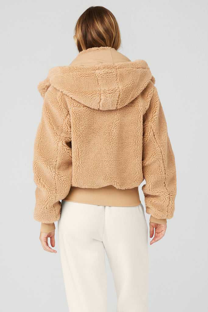 Fleece Bundy Alo Yoga Foxy Hnědé | VJIDTEK-31