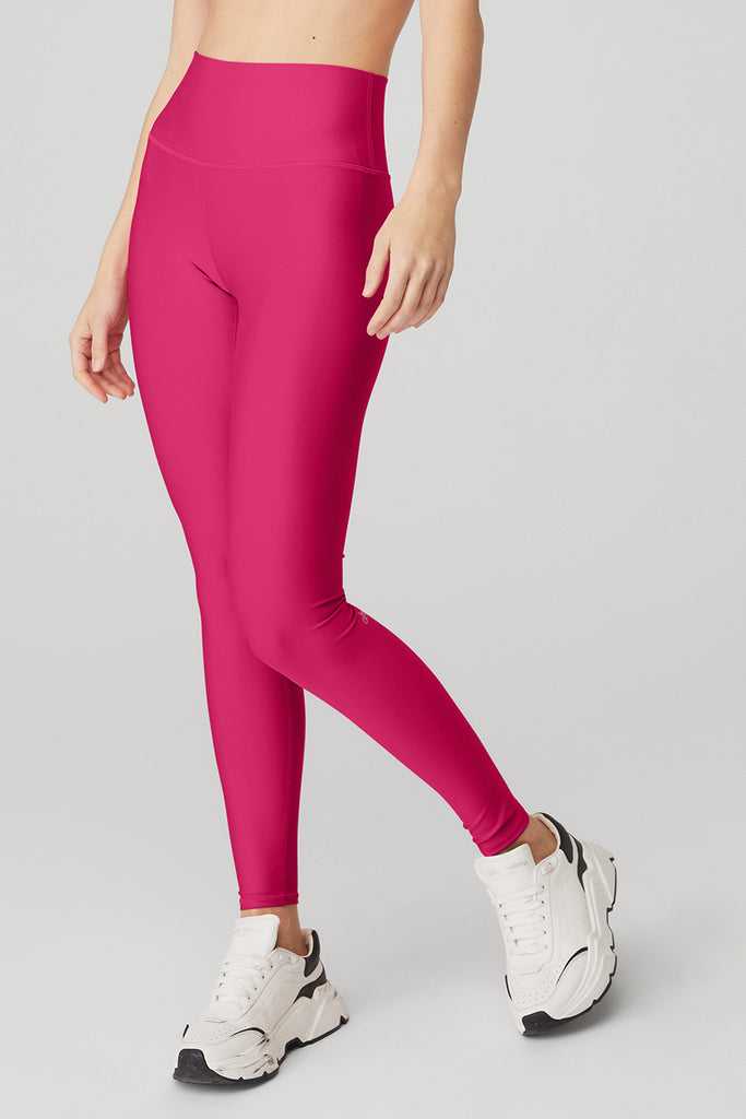 Legíny Alo Yoga High-Pasem Airlift Červené | GIADKPH-40