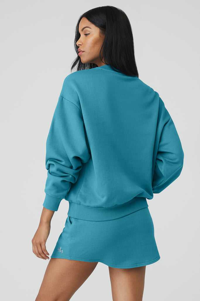 Long Sleeve Alo Yoga Accolade Crew Neck Blankyt | JCWUQDF-28
