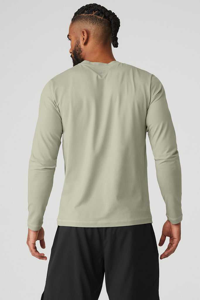 Long Sleeve Alo Yoga Conquer Reform Crewneck Citrón Zelene | DIACLHO-08