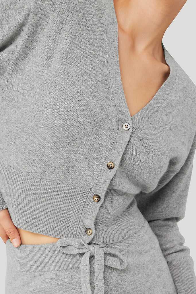 Mikiny Alo Yoga Cashmere Jet Set Šedé | EMLOCZH-80