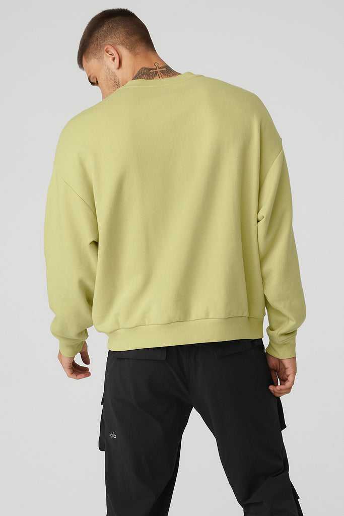 Mikiny S Kapucí Alo Yoga Accolade Crew Neck Žluté | HXITLGK-35