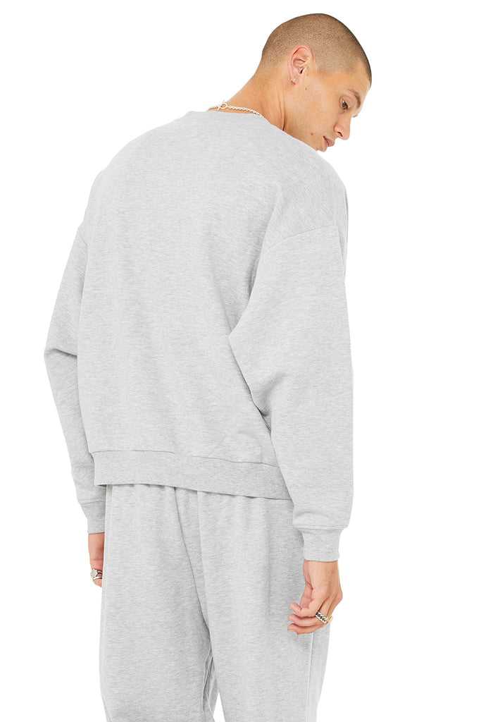 Mikiny S Kapucí Alo Yoga Accolade Crew Neck Šedé | KSUZIGD-13
