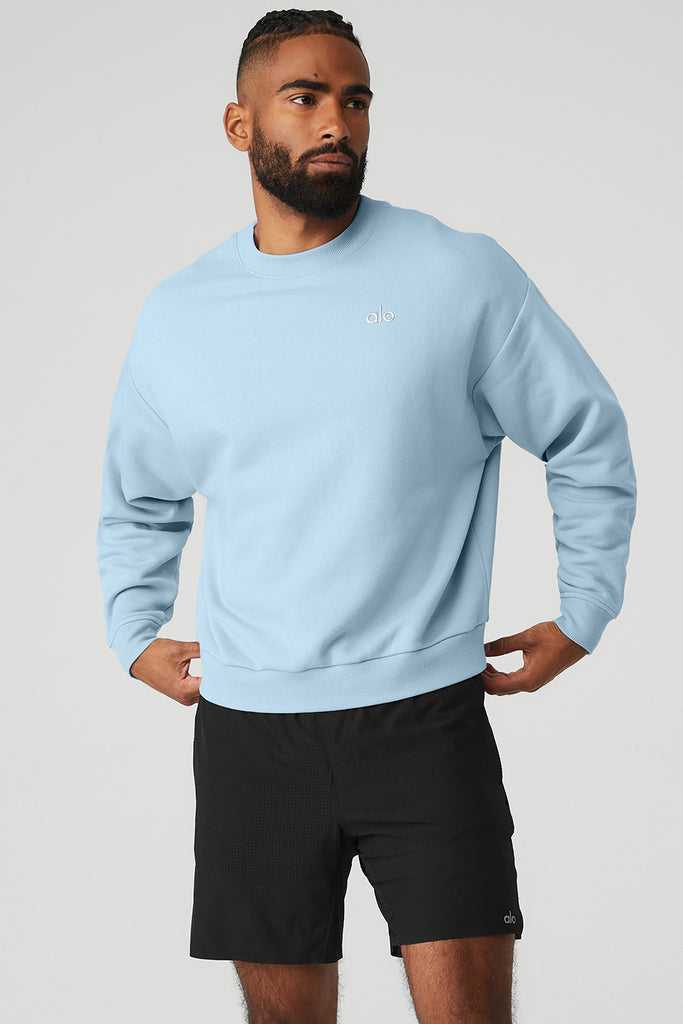 Mikiny S Kapucí Alo Yoga Accolade Crew Neck Blankyt | VDBRMQF-06