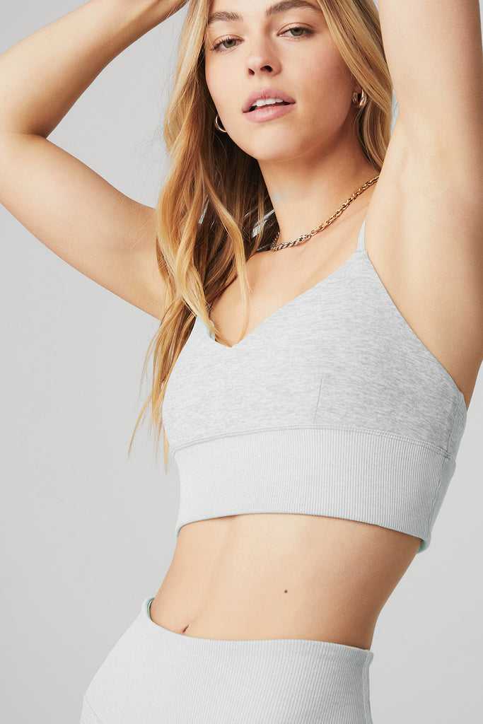 Podprsenky Alo Yoga Alosoft Lavish Šedé | WNGJDUY-80