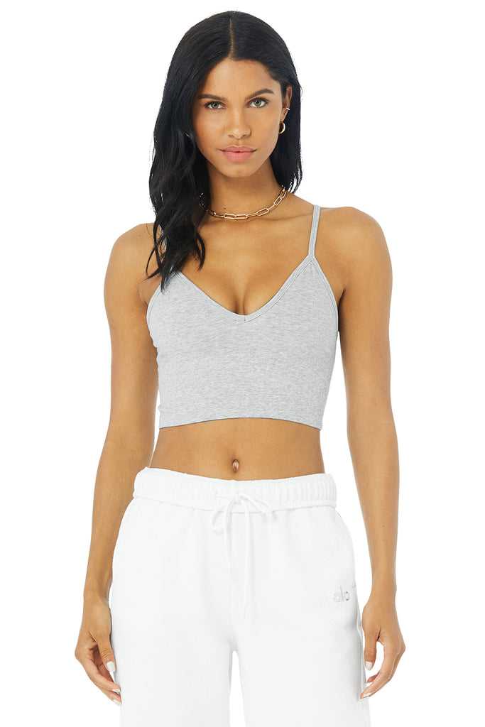 Podprsenky Alo Yoga Delight Bralette Šedé | IPYSCKT-16