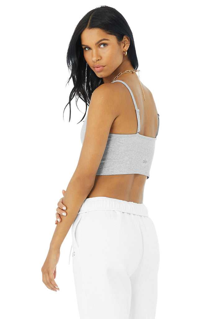 Podprsenky Alo Yoga Delight Bralette Šedé | IPYSCKT-16