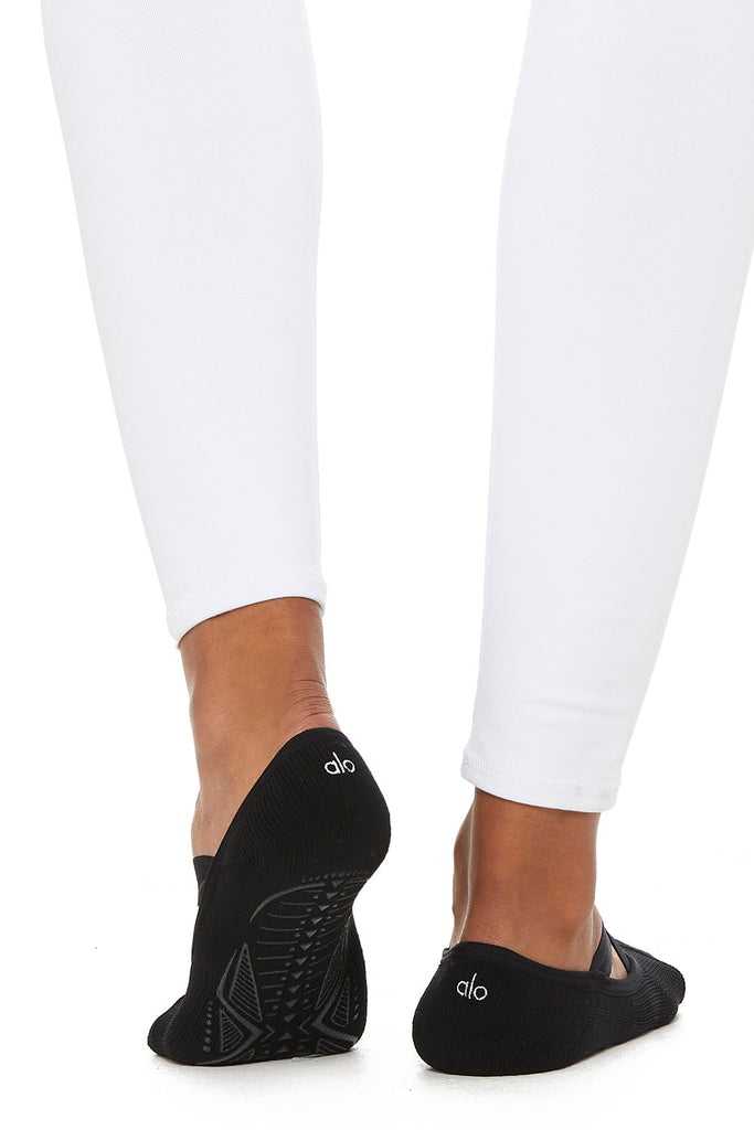 Ponožky Alo Yoga Pivot Barre Barre Černé | EOUSGDZ-38