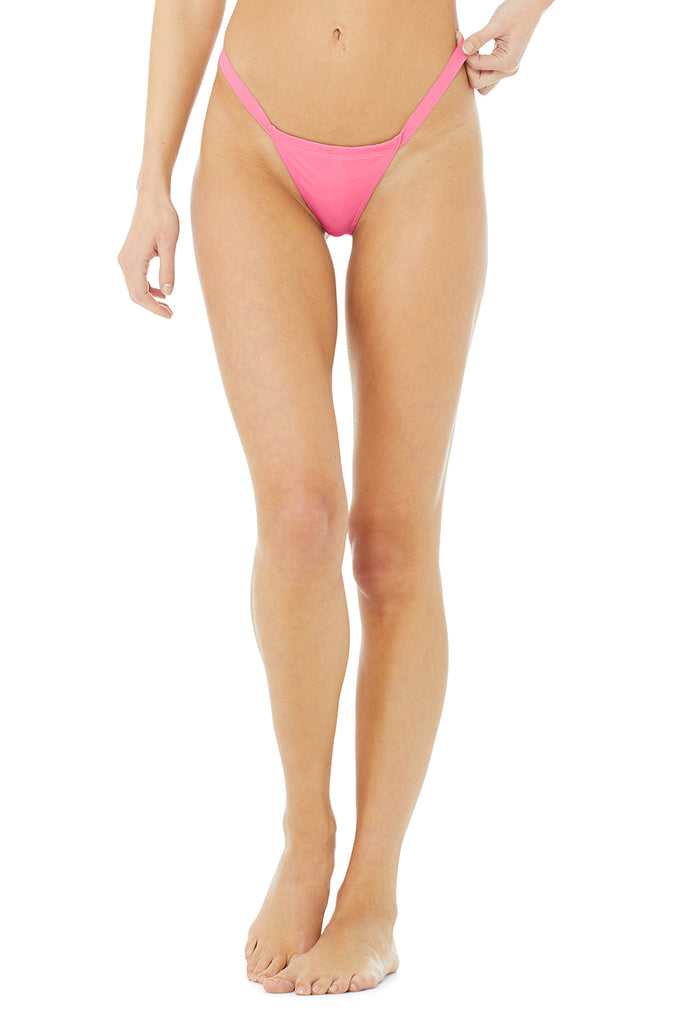Spodní Prádlo Alo Yoga Airbrush Invisible String Tanga Růžové | NALRBCF-20