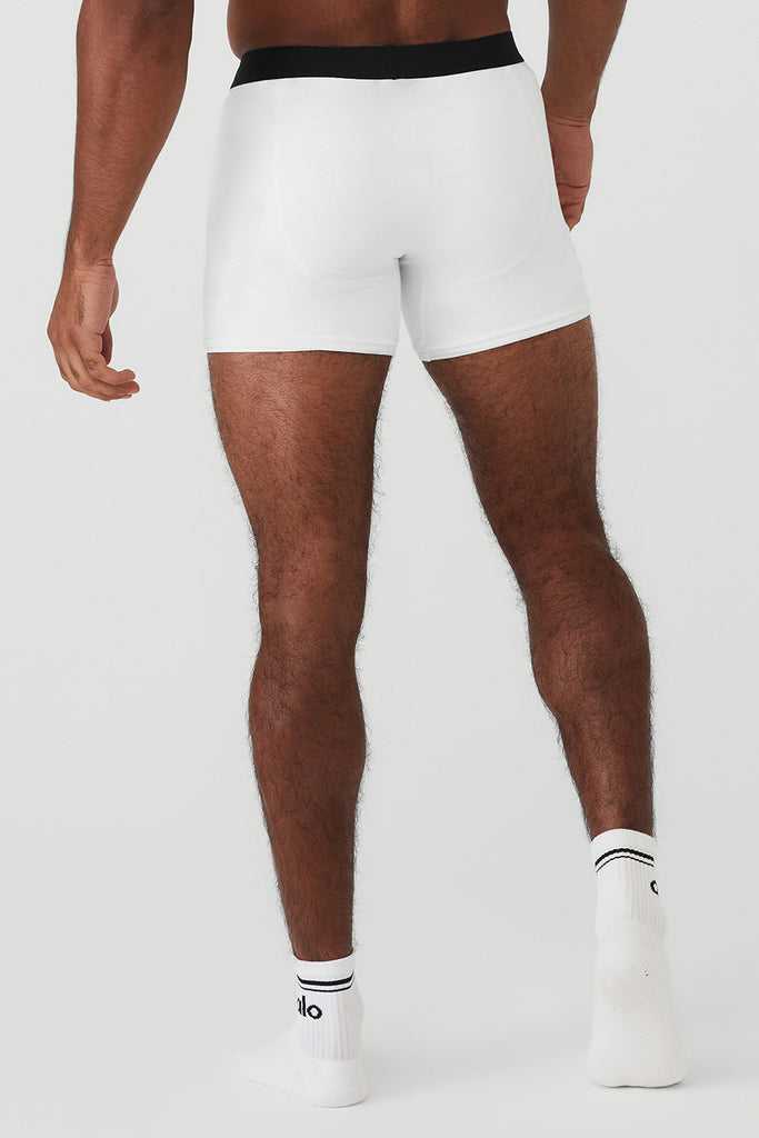 Spodní Prádlo Alo Yoga Day And Night Boxerské Brief Bílé | PHGXCSF-20