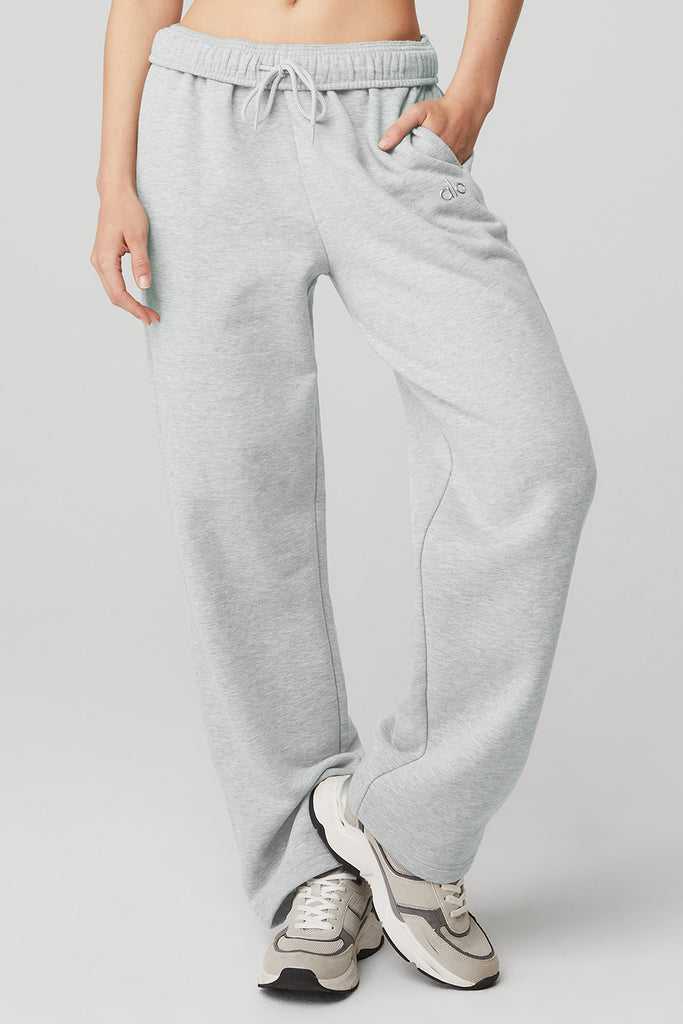 Sportovní Kalhoty Alo Yoga Accolade Rovný Leg Sweatpant Šedé | ZHTSWIJ-94