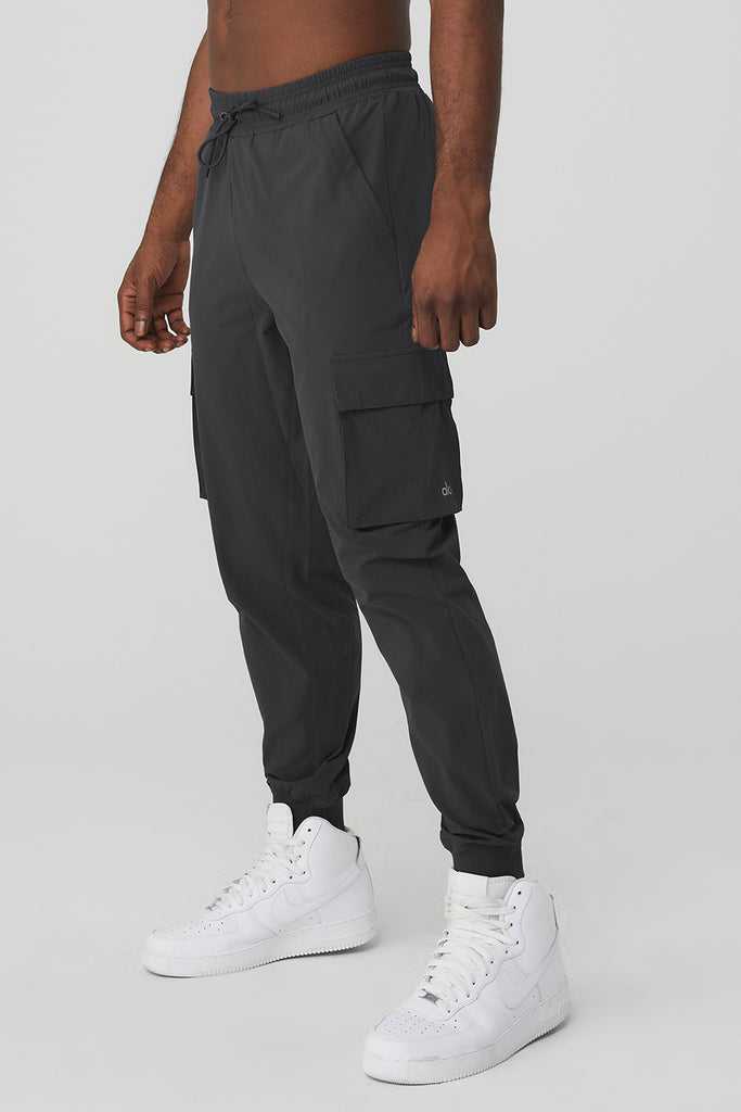 Sportovní Kalhoty Alo Yoga Cargo Division Field Pant Tmavě Šedé | PCTDXUF-80