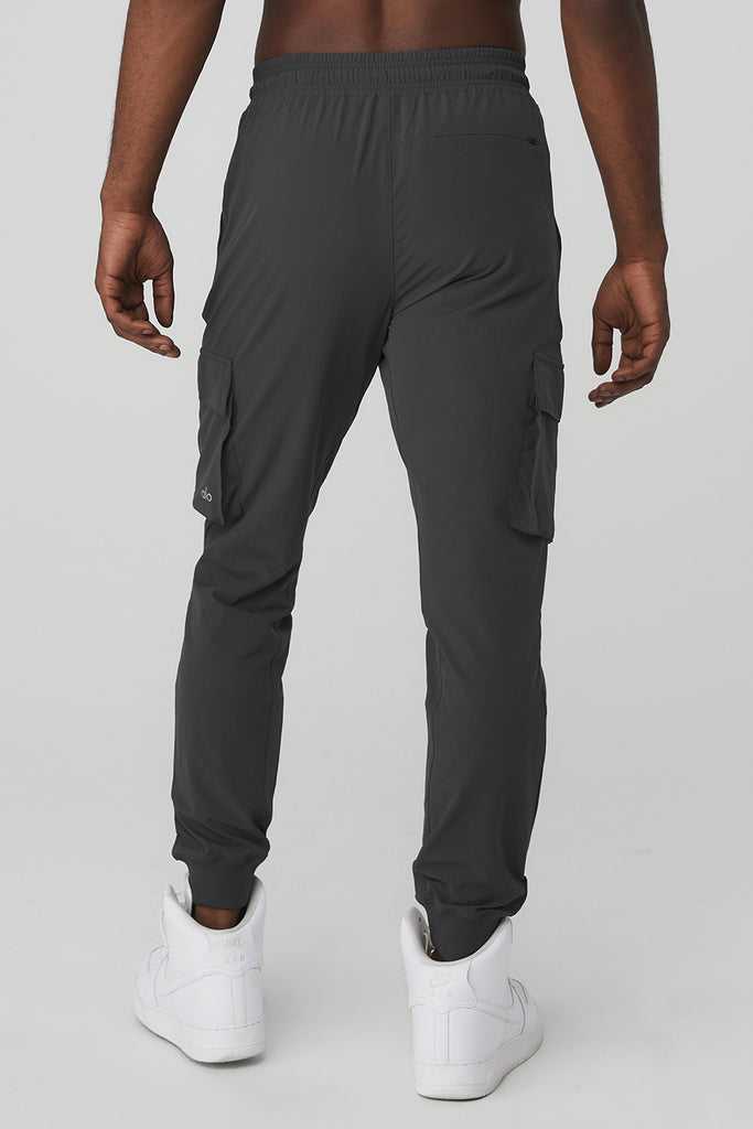 Sportovní Kalhoty Alo Yoga Cargo Division Field Pant Tmavě Šedé | PCTDXUF-80