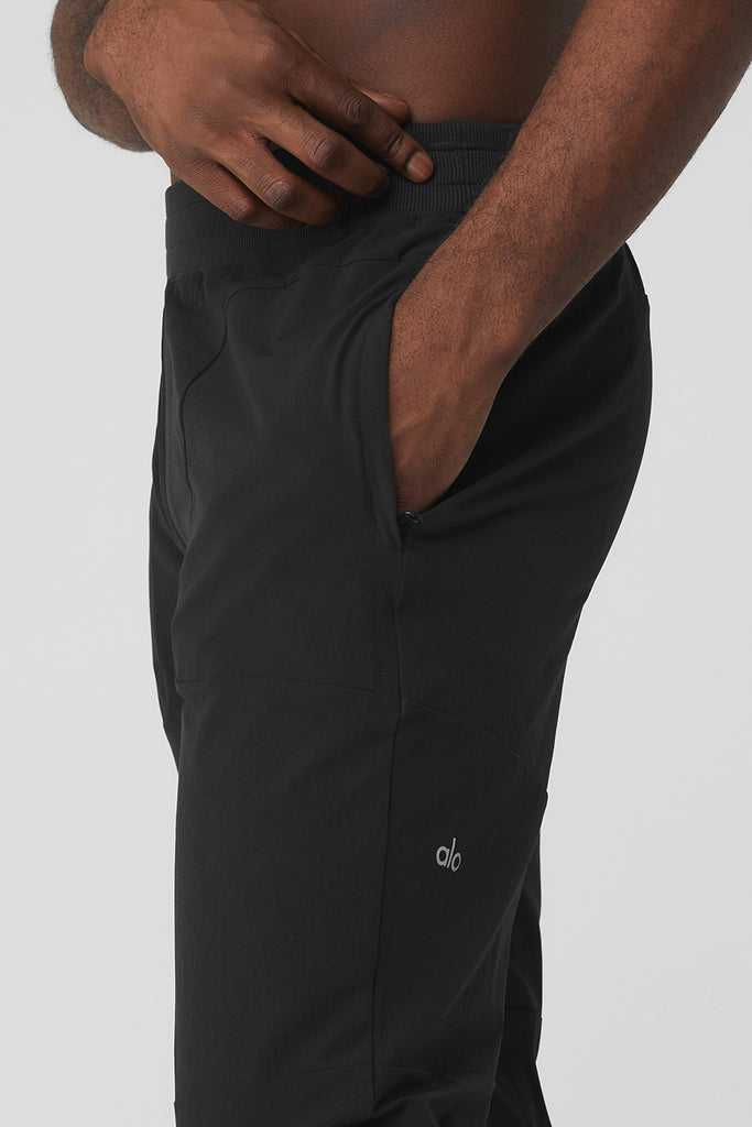 Sportovní Kalhoty Alo Yoga Co-Op Pant Černé | JGIFOZD-78