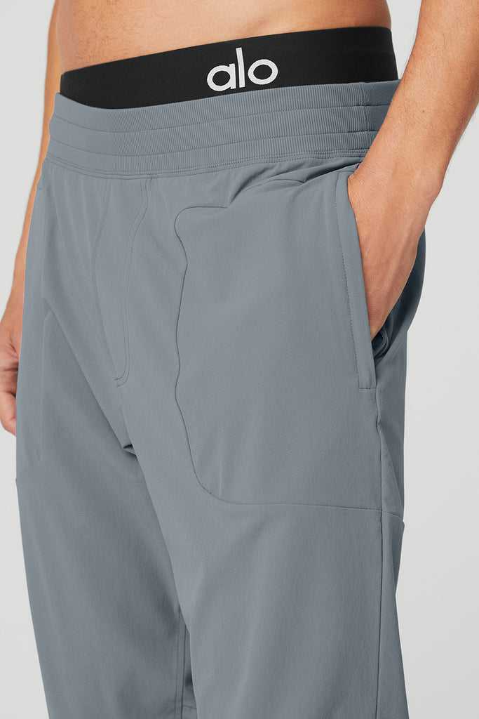 Sportovní Kalhoty Alo Yoga Co-Op Pant Šedé Blankyt | GRAQFNH-62