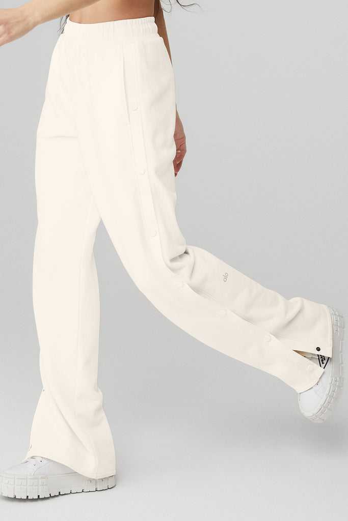 Sportovní Kalhoty Alo Yoga Courtside Tearaway Snap Pant Bílé | FUBRTXG-36