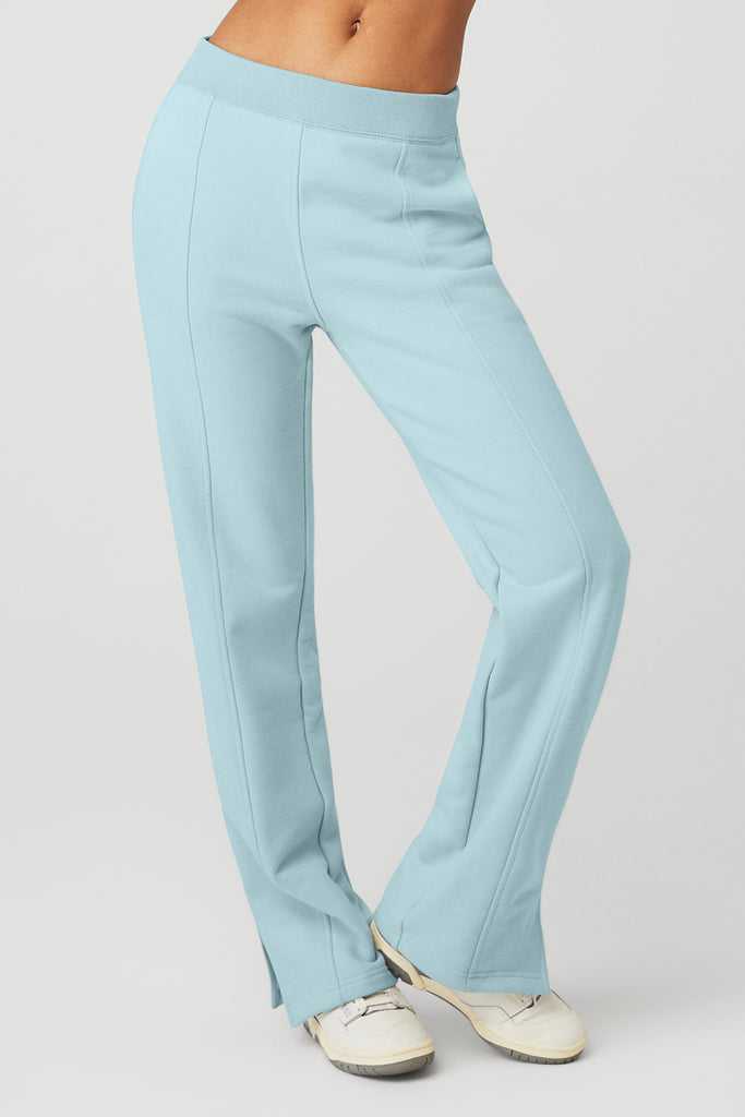 Sportovní Kalhoty Alo Yoga High-Pasem Offline Rovný Leg Sweatpant Blankyt | ZJNDOQU-74