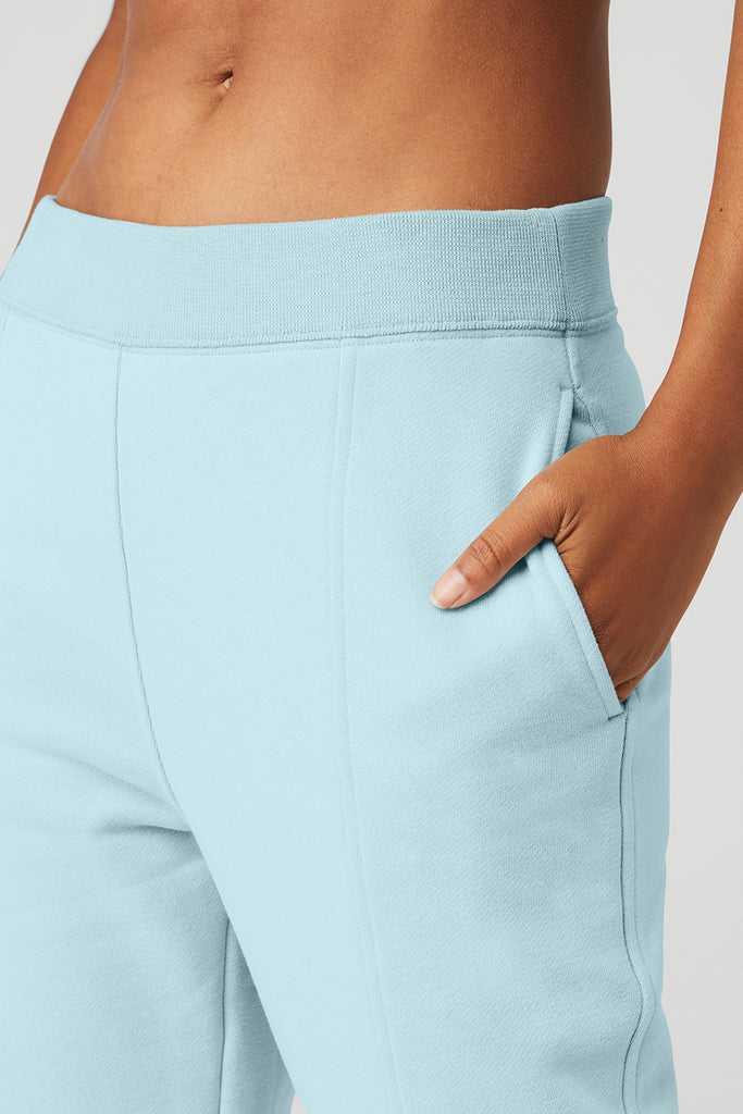Sportovní Kalhoty Alo Yoga High-Pasem Offline Rovný Leg Sweatpant Blankyt | ZJNDOQU-74