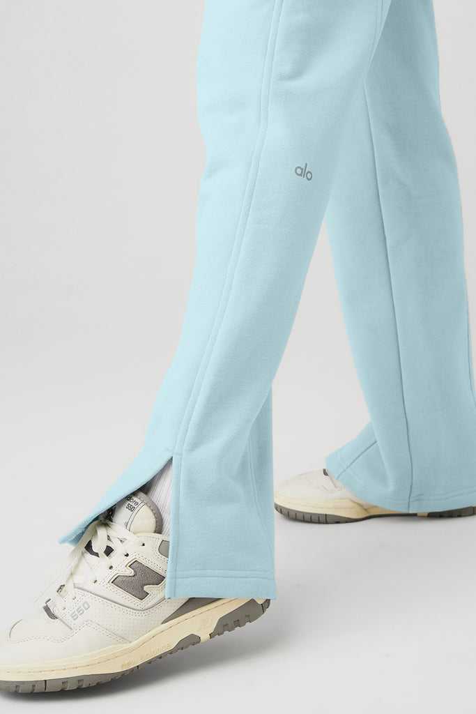 Sportovní Kalhoty Alo Yoga High-Pasem Offline Rovný Leg Sweatpant Blankyt | ZJNDOQU-74
