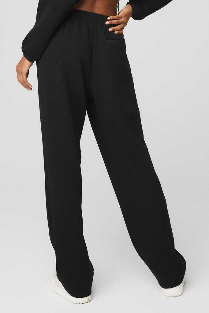 Sportovní Kalhoty Alo Yoga High-Pasem Tailored Sweatpant Černé | LGKETYJ-51