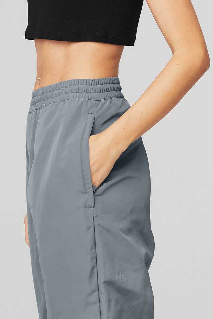 Sportovní Kalhoty Alo Yoga Legend Snap Pant Šedé Blankyt | NCYGDZL-73