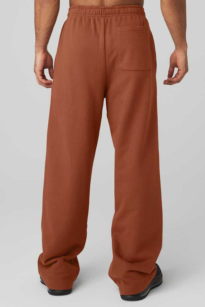 Sportovní Kalhoty Alo Yoga Renown Heavy Weight Sweatpant Červené | MGEVHNA-47