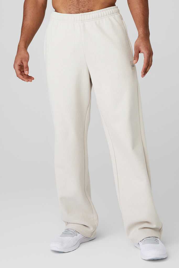 Sportovní Kalhoty Alo Yoga Renown Heavy Weight Sweatpant Béžový | ROQMHPJ-85