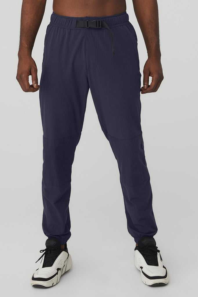 Sportovní Kalhoty Alo Yoga Talus Tech Pant Tmavě Blankyt | XMYQKZJ-45