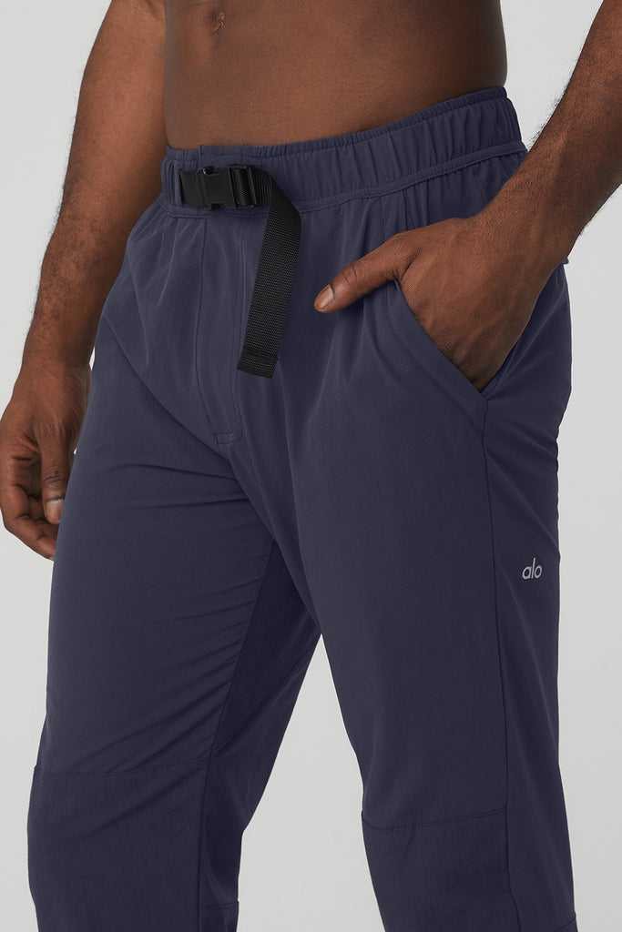 Sportovní Kalhoty Alo Yoga Talus Tech Pant Tmavě Blankyt | XMYQKZJ-45