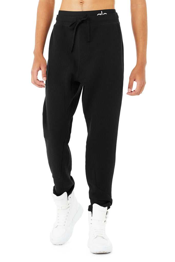Sportovní Kalhoty Alo Yoga The Triumph Sweatpant Černé | DILHOZY-96