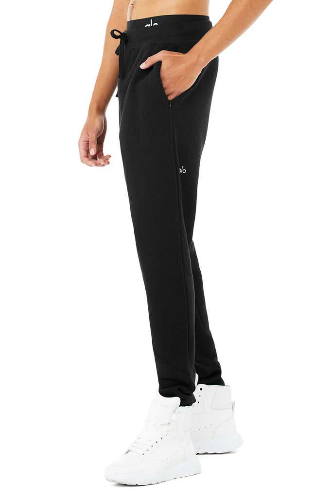 Sportovní Kalhoty Alo Yoga The Triumph Sweatpant Černé | DILHOZY-96