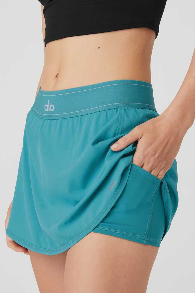 Sukně Alo Yoga Match Point Tenisové Skirt Blankyt | RKEBXQF-93
