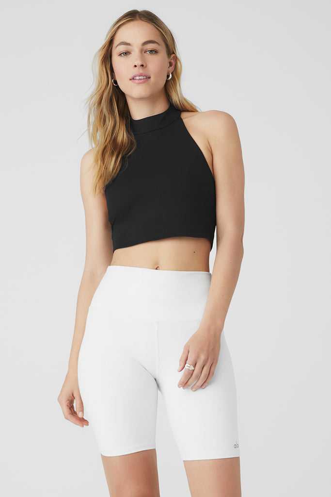 Tílko Alo Yoga Airbrush Millennial Černé | NLJEAQX-20