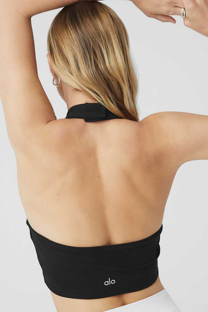 Tílko Alo Yoga Airbrush Millennial Černé | NLJEAQX-20