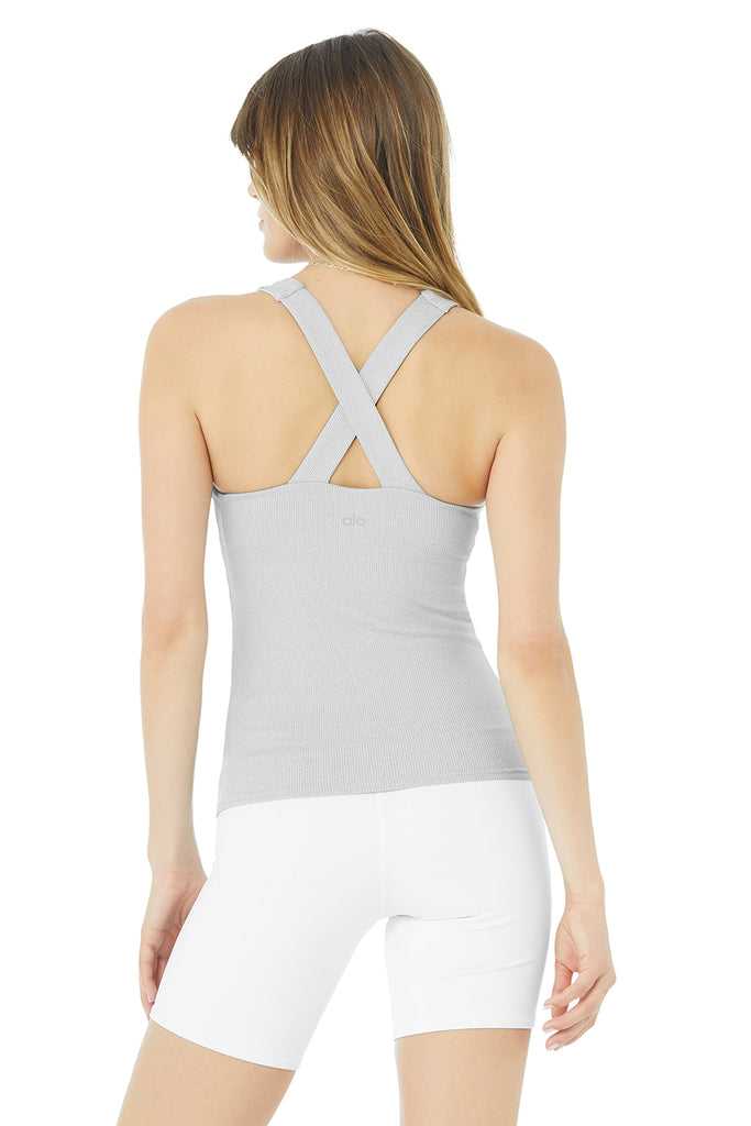 Tílko Alo Yoga Elevate Šedé | ECZALNF-69