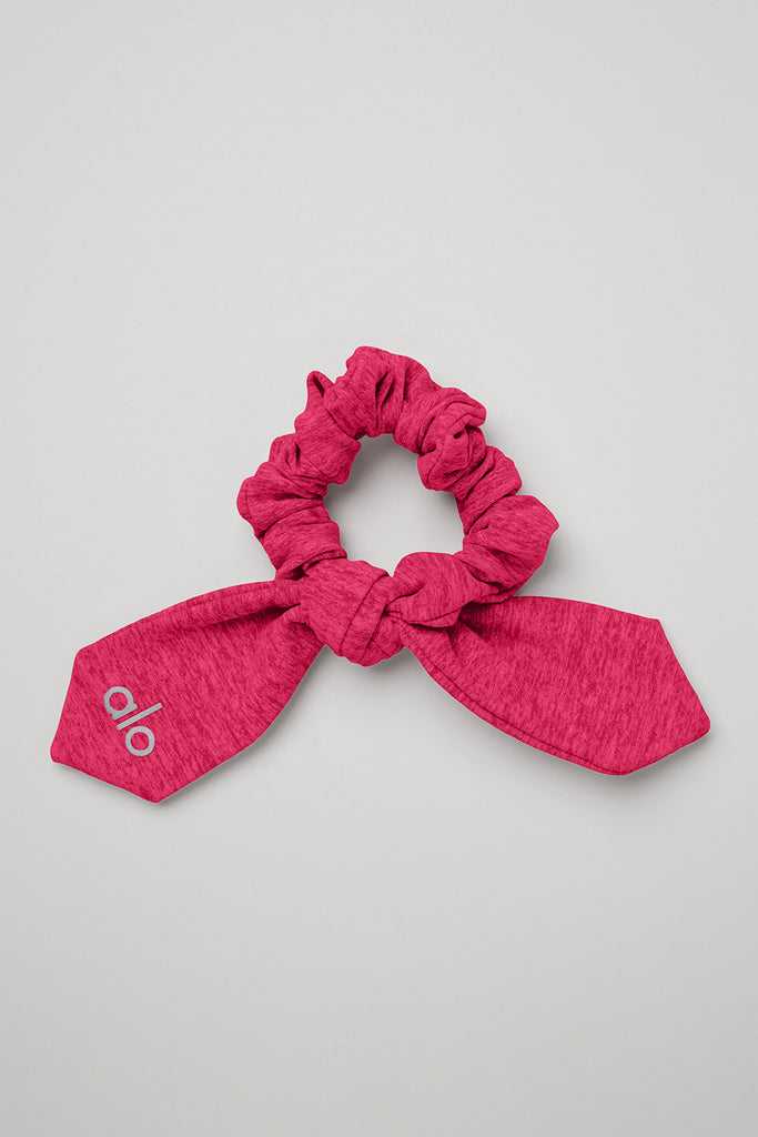 Čelenky Alo Yoga Alosoft Rhythm Scrunchie Červené | NOFZMER-30