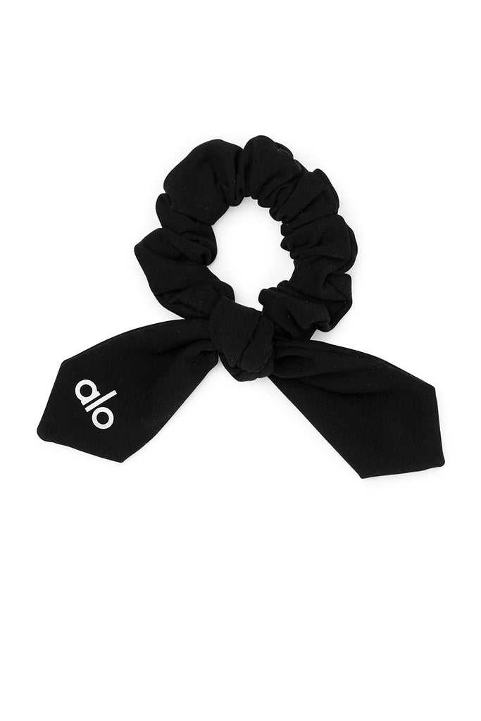 Čelenky Alo Yoga Alosoft Rhythm Scrunchie Černé | UCEHQVJ-90