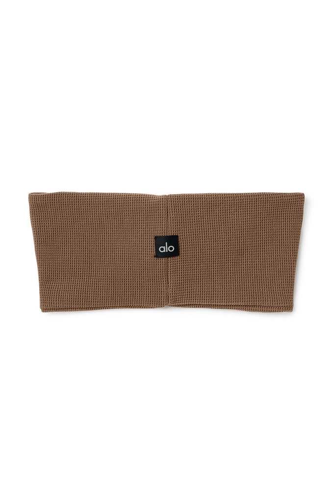 Čelenky Alo Yoga Micro Waffle Káva | RLAPYZF-97