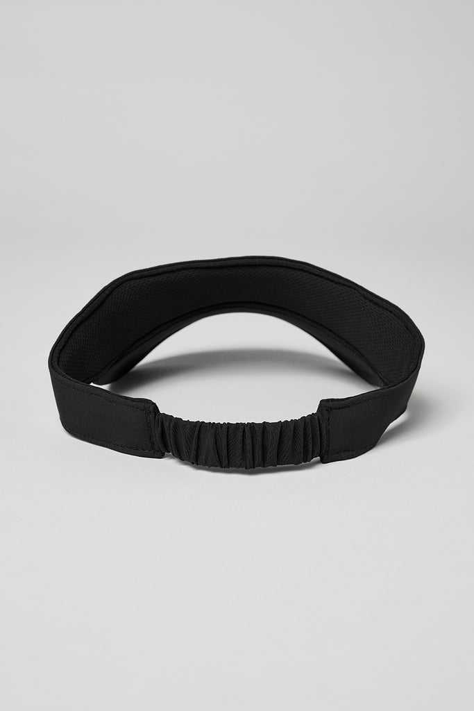 Čepice Alo Yoga Captivate Visor Černé | ROSMHUD-73