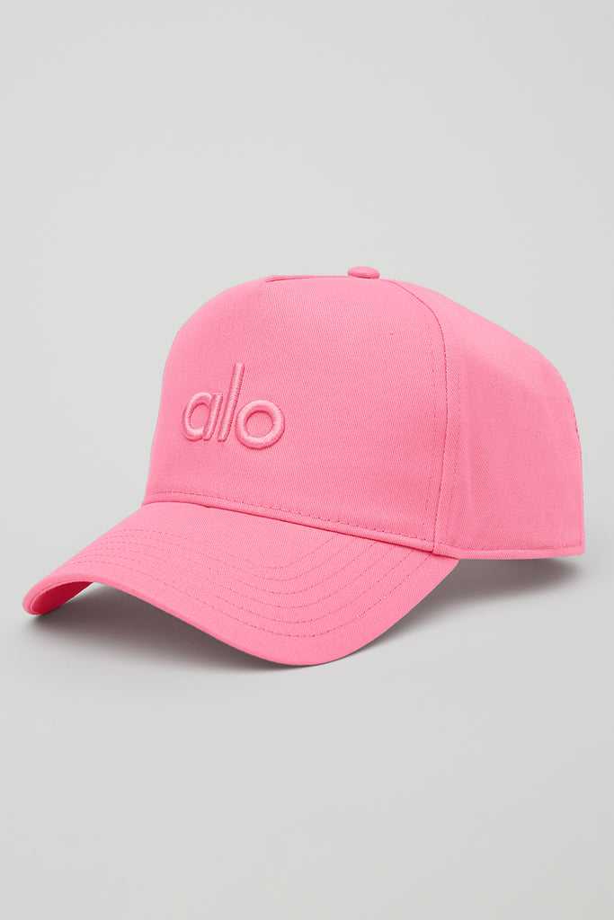 Čepice Alo Yoga District Trucker Růžové | GYCSLNI-08