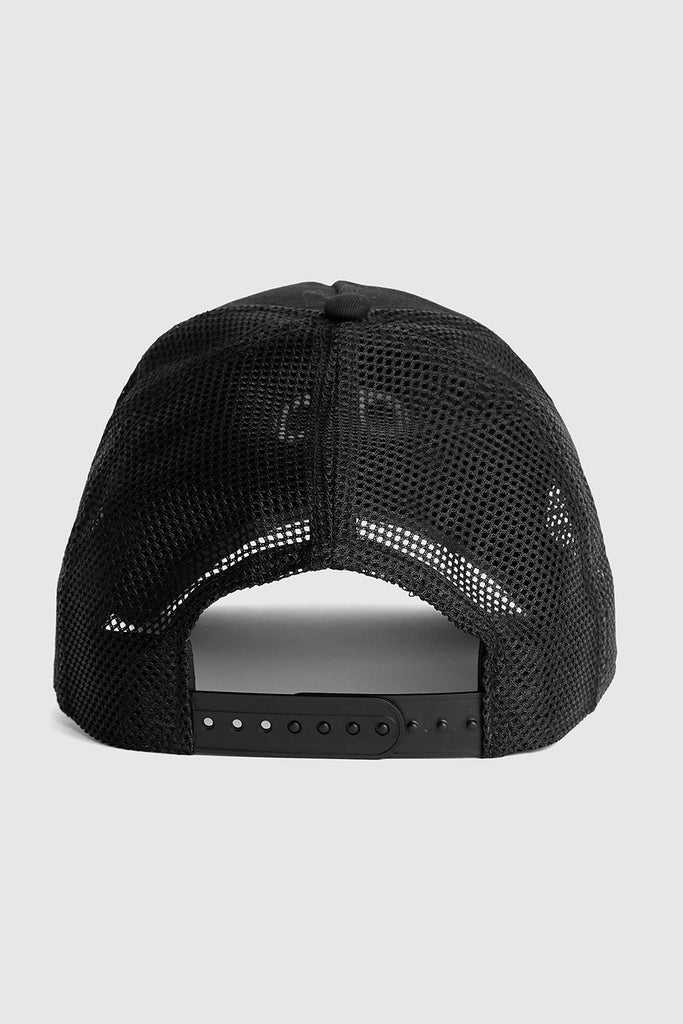 Čepice Alo Yoga District Trucker Černé Bílé | EDZGFQH-32